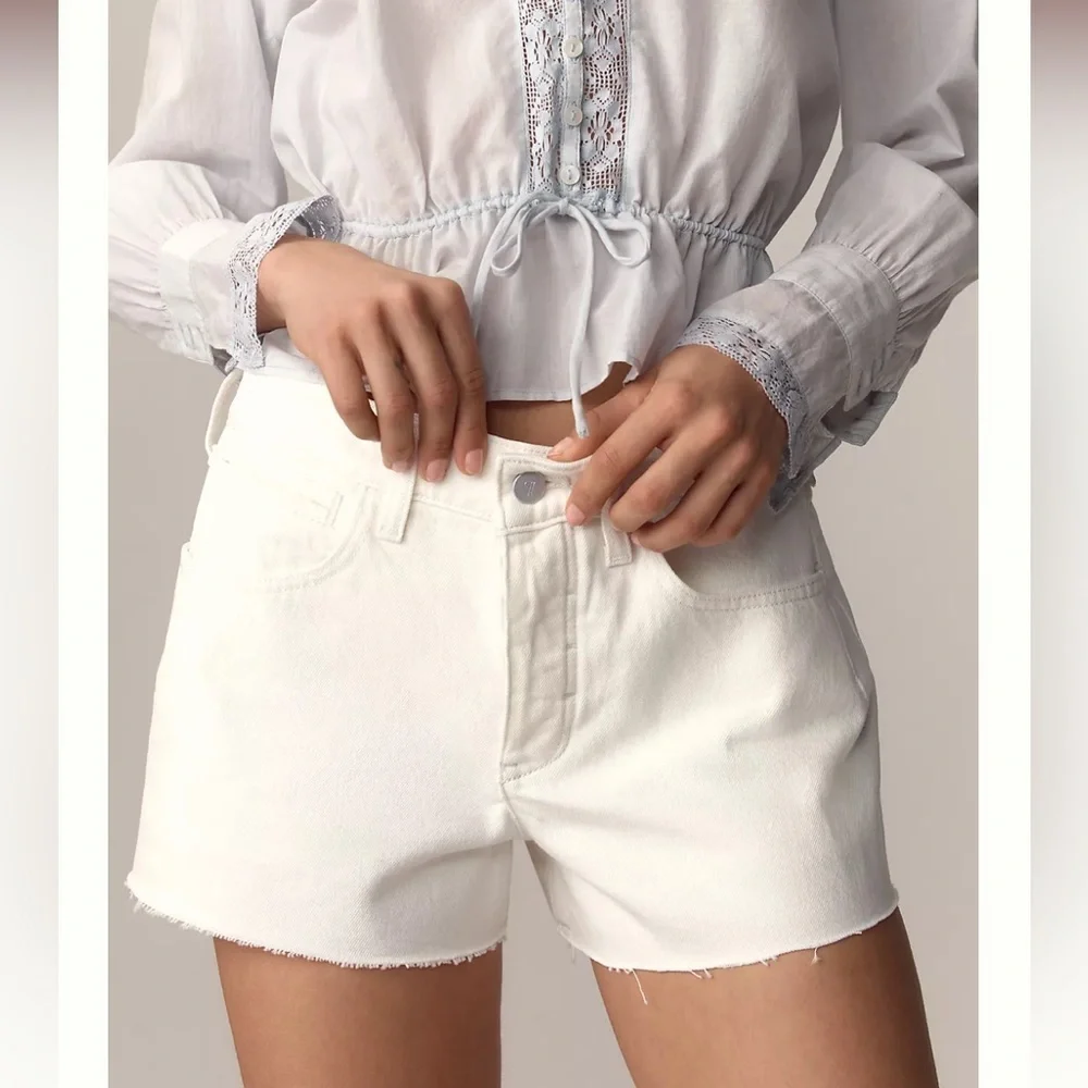 Anthropologie The Devon Denim Shorts by Pilcro